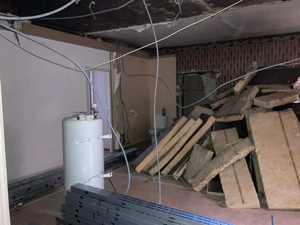 Travaux appartement en 2 studios - pendant